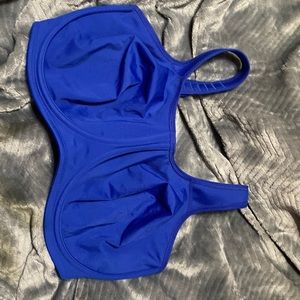 Wacoal High Impact Underwire Sports bra 38H Bright Blue! Workout running